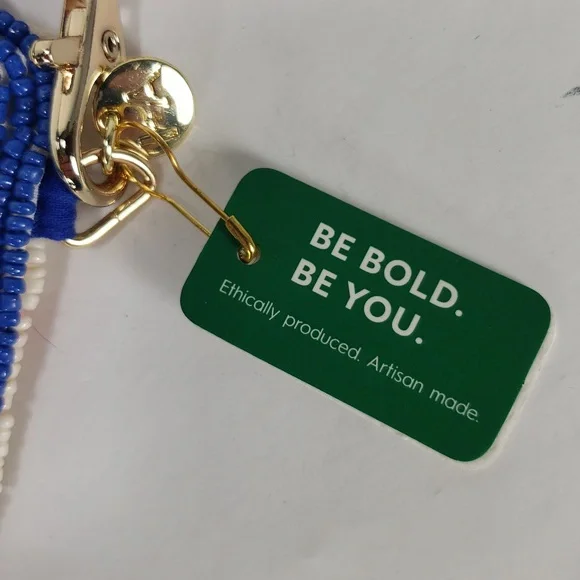 NWT INK + ALLOY LEILA SARDINE SEED BEAD CLUTCH  CROSSBODY BAG PURSE - Picture 15 of 16